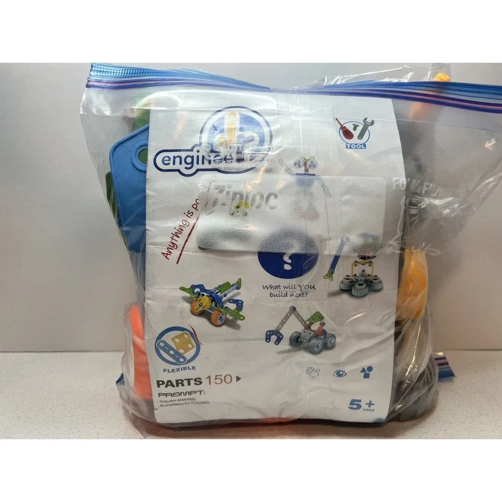 150 Parts Engineer JR/Build & Play bag full of 132  two sets Total Piece's 272*